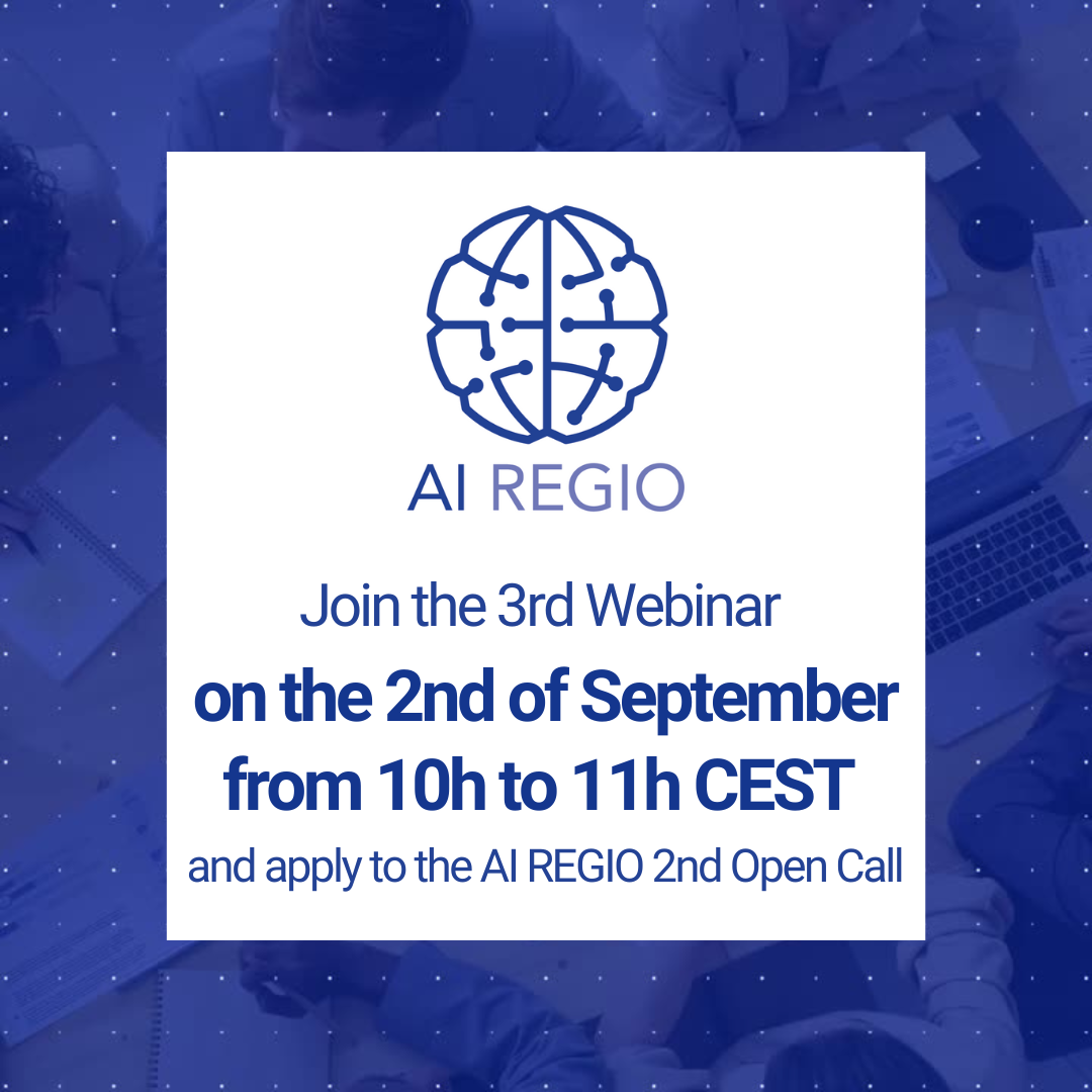 Webinaire AI REGIO 2nd open call
